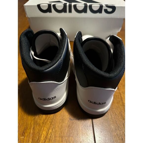 Adidas Women\'s Break Start Mid Shoes Sneakers Basketball White Black Size 9 New